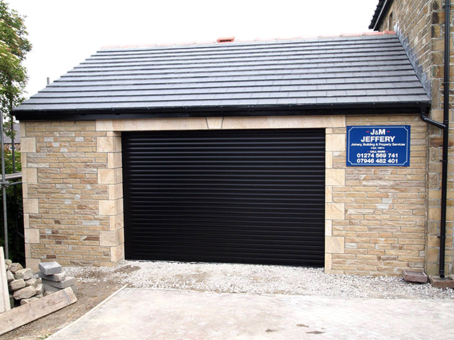 photo of new attached garage
